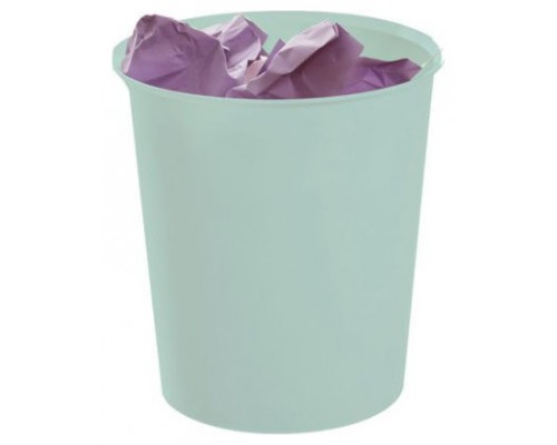 PAPELERA ECOGREEN 100% RECICLADO Y RECICLABLE VERDE PASTEL 18 LITROS 290X310 MM ARCHIVO 2000 2001 VE PS (Espera 4 dias)